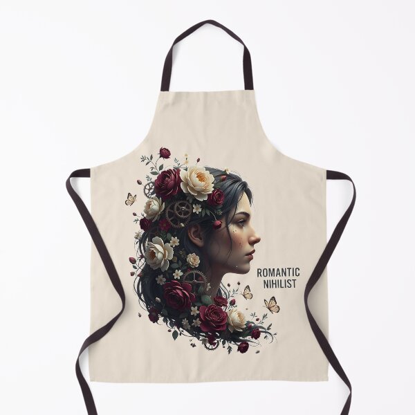 Item preview, Romantic Nihilist — Floral Surreal Portrait Art designed and sold by Mora Atelier Designs.