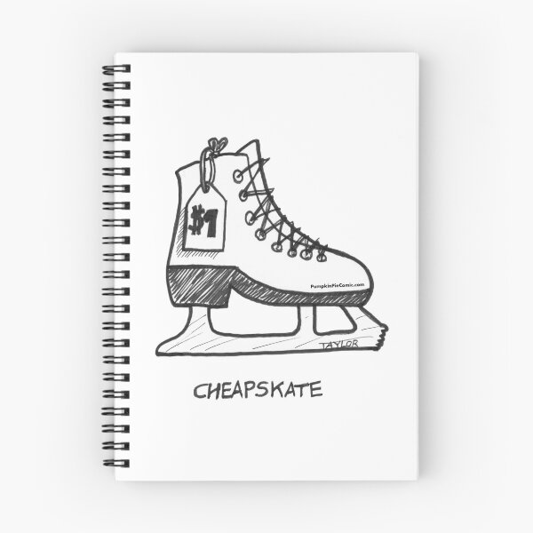 Item preview, A Cheapskate is an Inexpensive Ice Skate designed and sold by PumpkinPieComic.