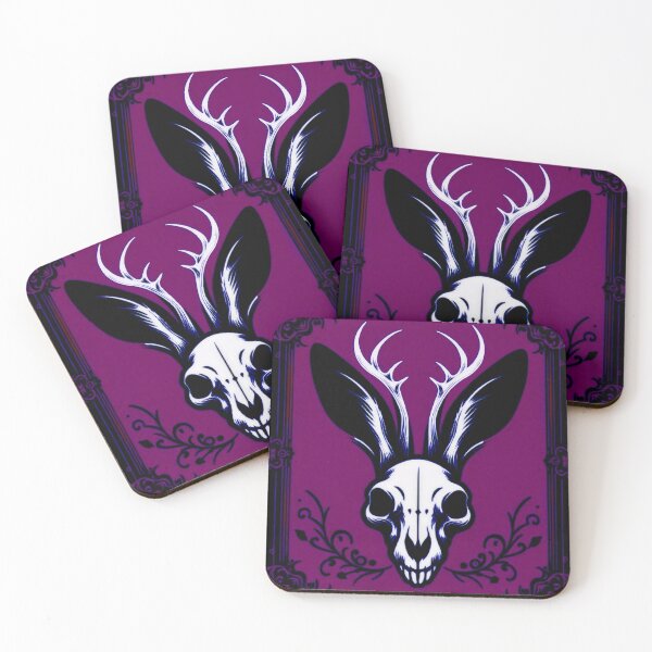 Item preview, Jackalope Skull designed and sold by JWaspy.