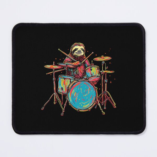 Item preview, Sloth Playing Drums Funny Drumming Animal Drummer designed and sold by SheilaAnjelica.