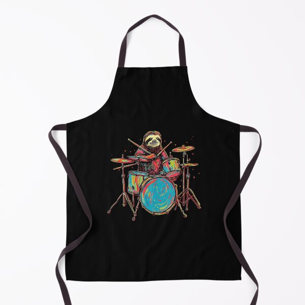 Item preview, Sloth Playing Drums Funny Drumming Animal Drummer designed and sold by SheilaAnjelica.
