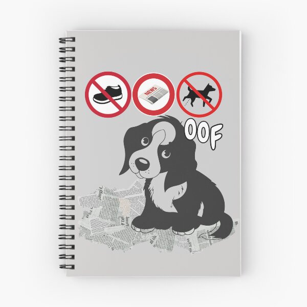 Item preview, Cute Puppy Saying Oof - Funny Dog Meme with No Pee No Paper. designed and sold by LunaPrintCo.