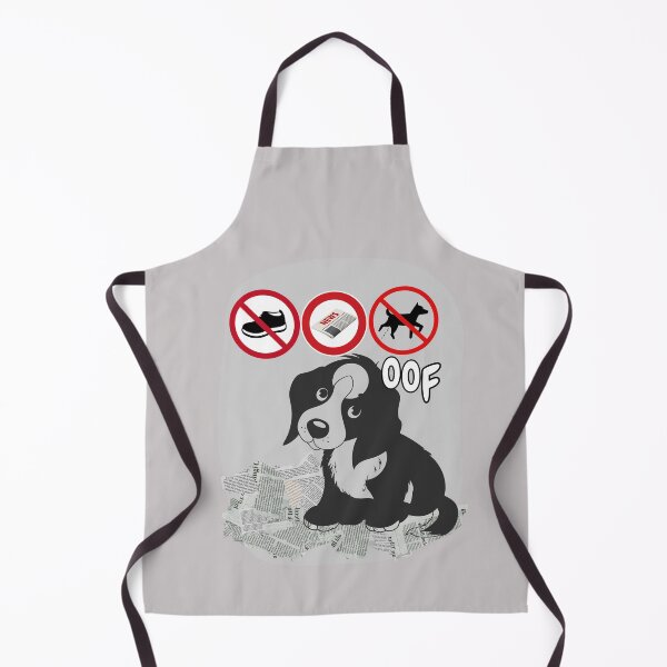 Item preview, Cute Puppy Saying Oof - Funny Dog Meme with No Pee No Paper. designed and sold by LunaPrintCo.