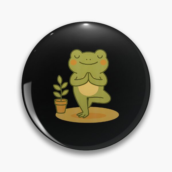 Item preview, Yoga Frog Calm And Balanced designed and sold by SheilaAnjelica.