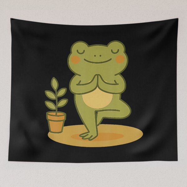 Item preview, Yoga Frog Calm And Balanced designed and sold by SheilaAnjelica.