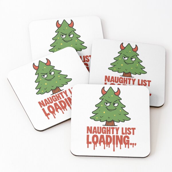 Item preview, Naughty List Christmas Tree Meme designed and sold by TwillTees.