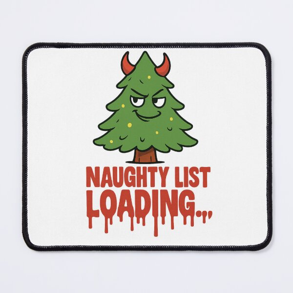 Item preview, Naughty List Christmas Tree Meme designed and sold by TwillTees.