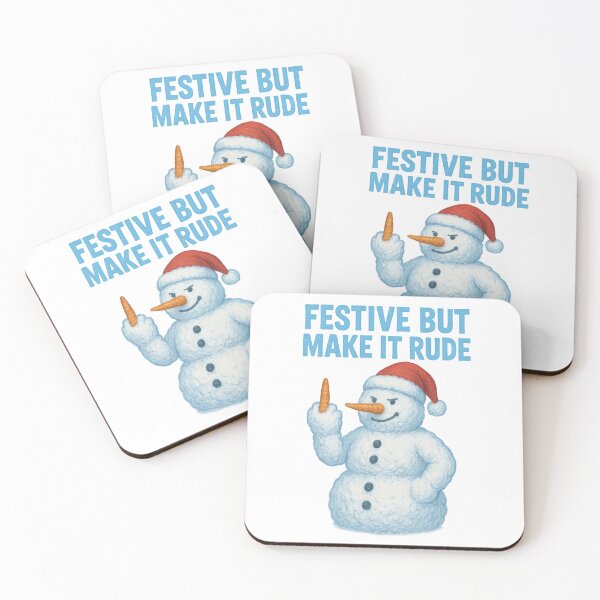 Item preview, Rude Snowman Festive Humor designed and sold by TwillTees.
