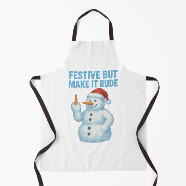 Item preview, Rude Snowman Festive Humor designed and sold by TwillTees.