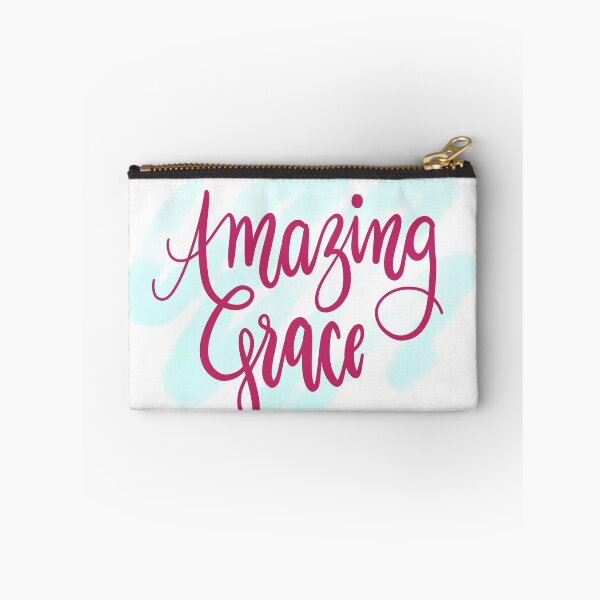 Item preview, Amazing Grace- handlettered watercolour  designed and sold by NewBranchStudio.