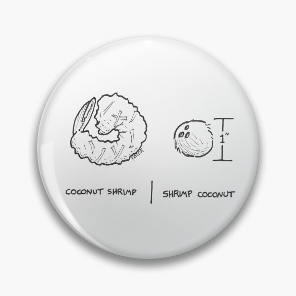 Item preview, Coconut Shrimp versus Shrimp Coconut designed and sold by PumpkinPieComic.