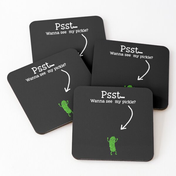 Item preview, Wanna See My Pickle Funny Joke Innuendo Quote designed and sold by SheilaAnjelica.