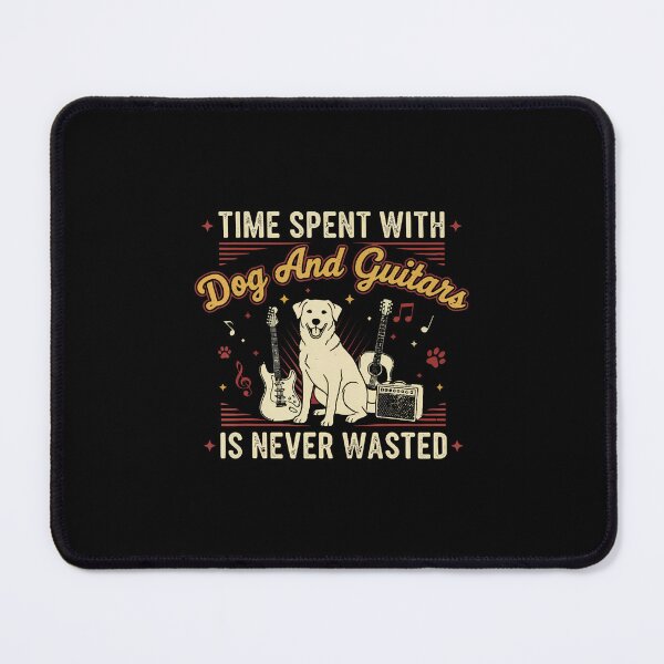 Item preview, Time Spent With Dog And Guitars Is Never Wasted designed and sold by KristinDebra.