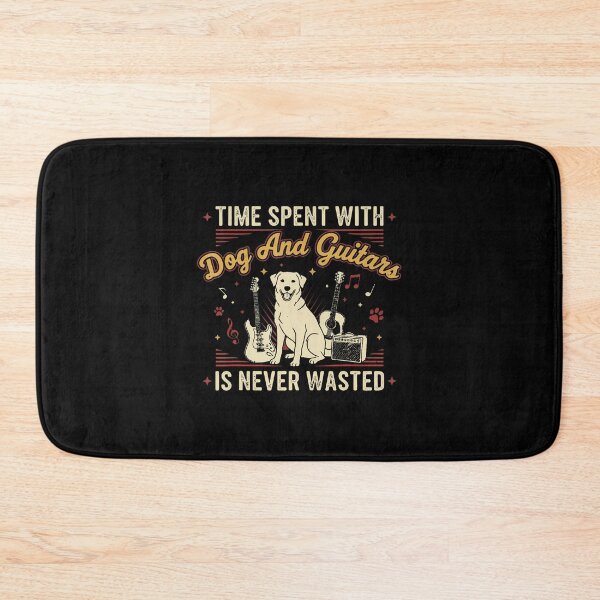 Item preview, Time Spent With Dog And Guitars Is Never Wasted designed and sold by KristinDebra.