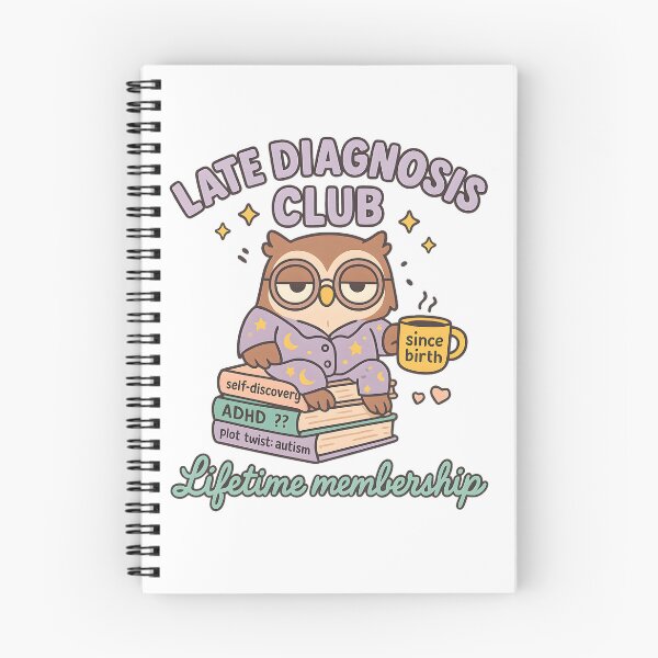 Item preview, Late Diagnosis Club Lifetime Membership designed and sold by stephenflashart.