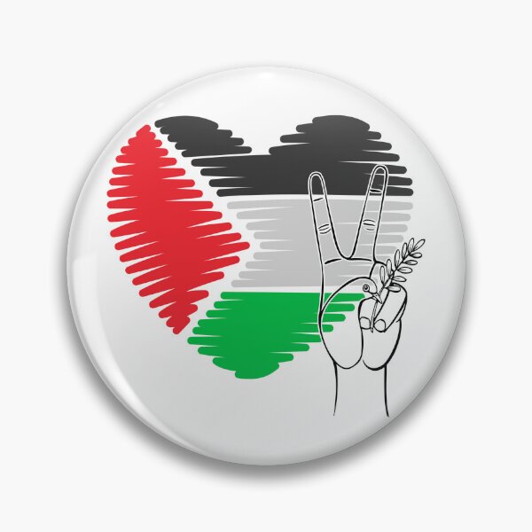 Item preview, Gaza Peace Free Palestine | V Hand Peace Symbol | Stop Genocide designed and sold by Amazing Arts Designs.