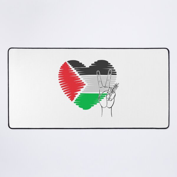Item preview, Gaza Peace Free Palestine | V Hand Peace Symbol | Stop Genocide designed and sold by Amazing Arts Designs.