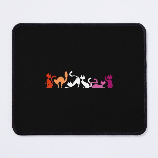 Item preview, Playful Cats In Lesbian Pride Colors Stretch Yoga designed and sold by RuthSheila.