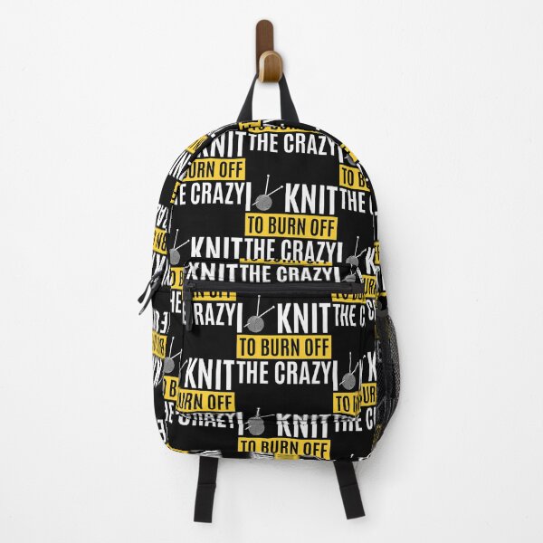 Item preview, I Knit To Burn Off The Crazy - Funny Knitting Quotes designed and sold by KristinDebra.