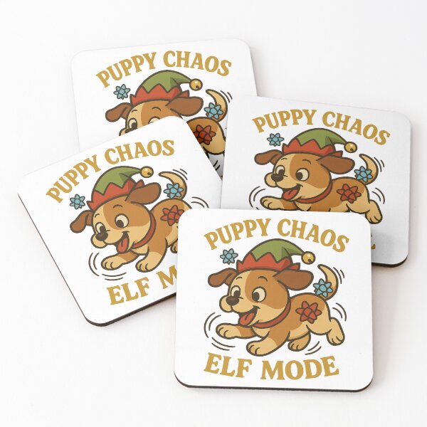Item preview, Puppy Elf Chaos Dog Meme designed and sold by TwillTees.