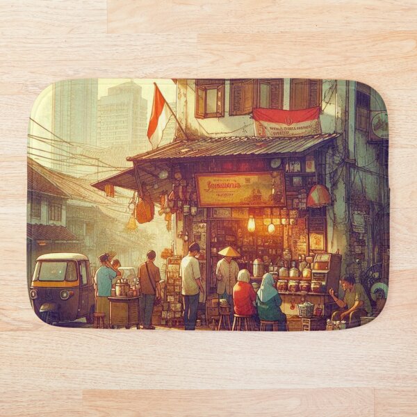 Artikelvorschau, Jakarta Street Coffee Shop entworfen und verkauft von ZenGrooves.