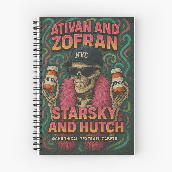 Item preview, Ativan and Zofran: Starsky and Hutch designed and sold by Chronically Extra.