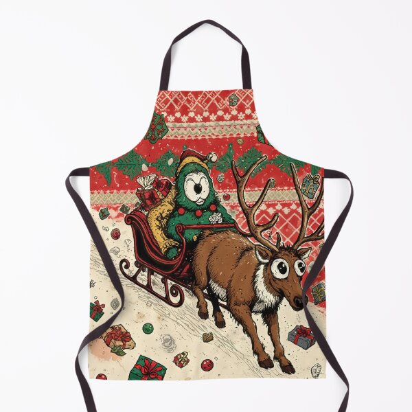 Item preview, Whimsical Owl Christmas Sleigh Ride designed and sold by Artistry N Ink.