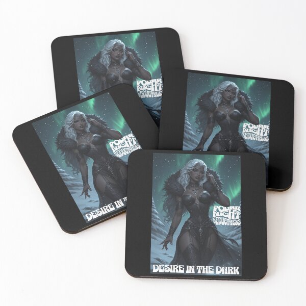 Item preview, Polar Night Seductress — Desire in the Dark (Arctic Noir Winter Pin-Up) designed and sold by Mark Mentzer.