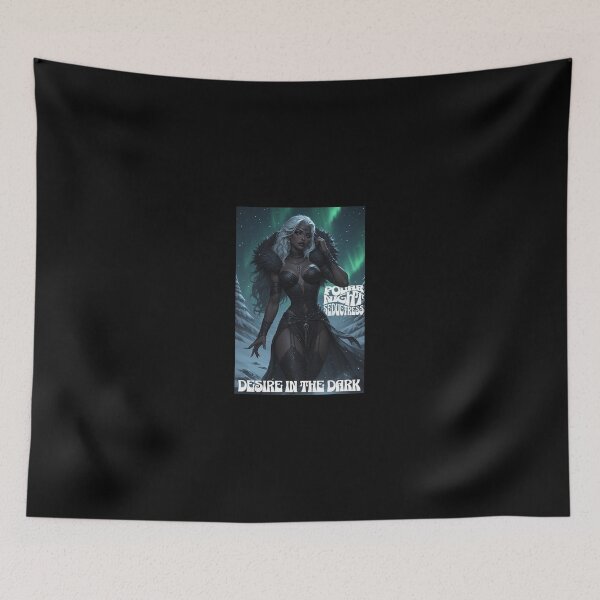 Item preview, Polar Night Seductress — Desire in the Dark (Arctic Noir Winter Pin-Up) designed and sold by Mark Mentzer.