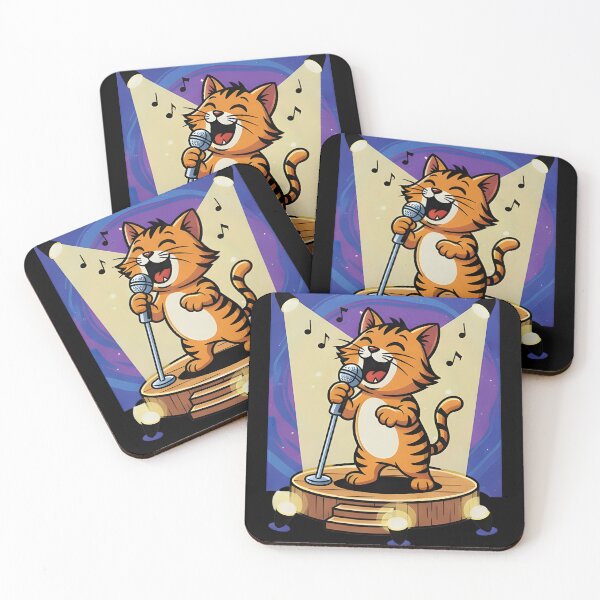 Item preview, cat music designed and sold by Uglyandcute.
