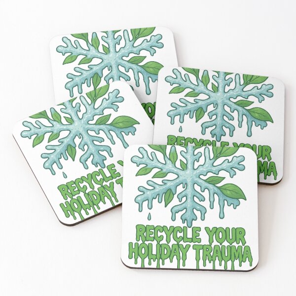 Item preview, Recycle Holiday Trauma Eco Meme designed and sold by TwillTees.
