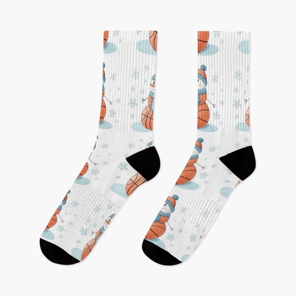 Item preview, Basketball Snowman | Funny Winter Sports Illustration by Vivo Studio designed and sold by VivoStudio.
