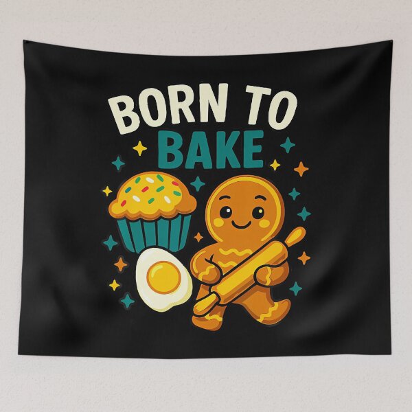 Item preview, Born To Bake Funny Baking Lover designed and sold by SheilaAnjelica.