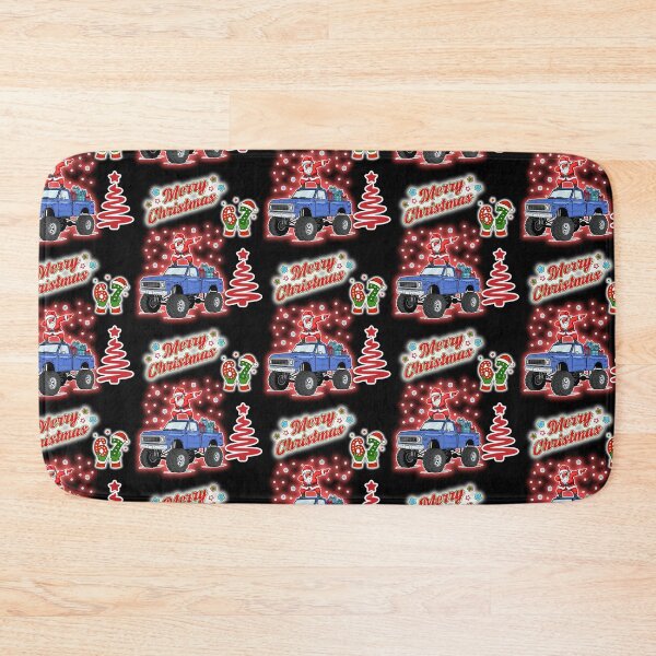 Item preview, Christmas Santa Monster Truck Xmas Boys  designed and sold by WoodburyLake.