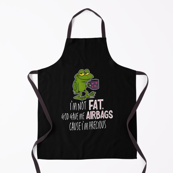 Artikelvorschau, Frosch, ich bin nicht fett, Gott hat mir Airbags gegeben, weil ich kostbar bin entworfen und verkauft von BrandyMegan.