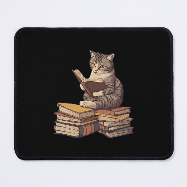 Item preview, Reading Cat Funny Book Lover designed and sold by RuthSheila.