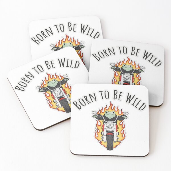 Item preview, Born to Be Wild Frog – Cute Biker Chaos Mascot designed and sold by SOFT CHAOS CREATURE SHOP.