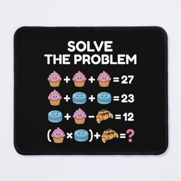 Item preview, Solve The Problem 67 Kawaii Cupcake Logic Game designed and sold by Betsytiptoe.
