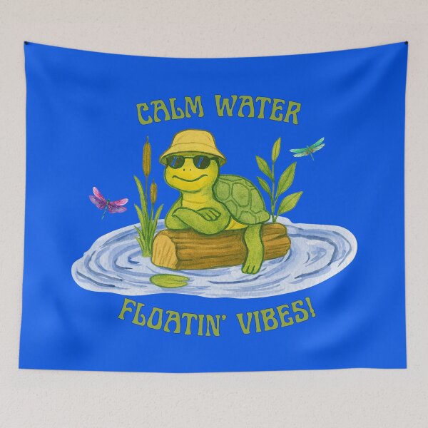 Item preview, CALM WATER FLOATIN' VIBES! designed and sold by Brickroad Dsigns.