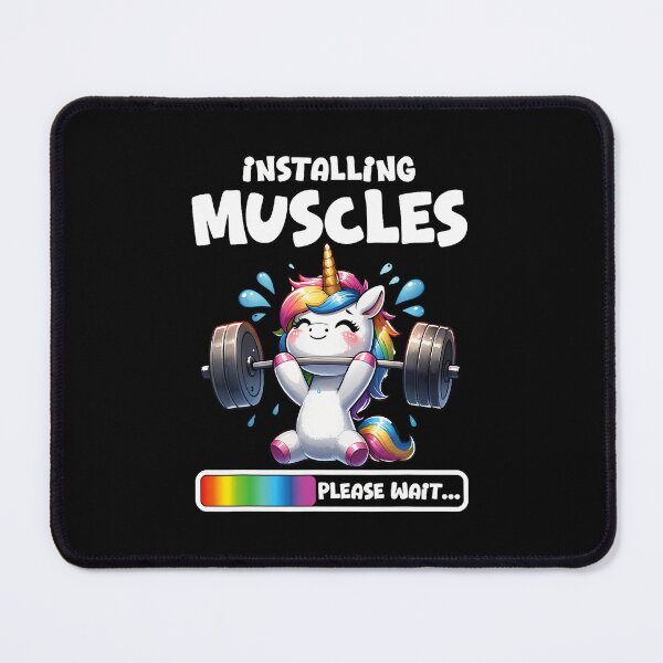 Item preview, Funny Unicorn Workout Gym Fitness Weightlifting Cute Unicorn designed and sold by BrandyMegan.
