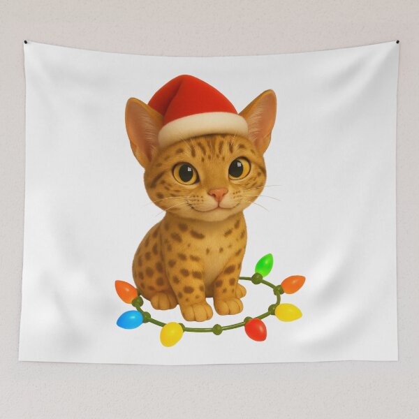 Item preview, Christmas Ocicat designed and sold by Sillytoe.