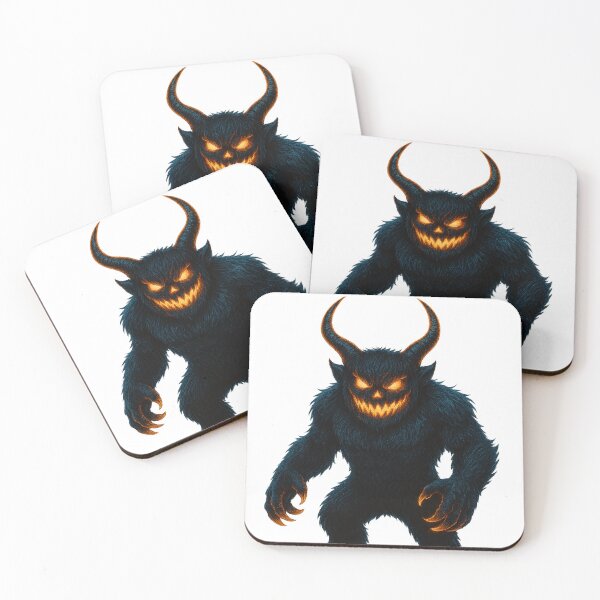 Item preview, Fiery Pumpkin-Faced Furry Demon Beast designed and sold by VivaThread.