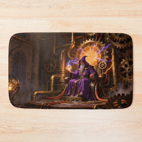 Item preview, Wizard Claims A Thrown and It's Ancient Magic Mechanism. designed and sold by shakespeare1212.