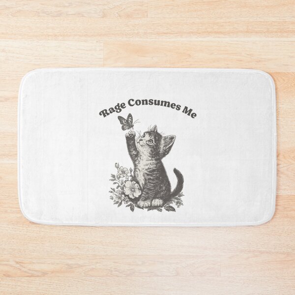 Item preview, Rage Consumes Me Funny Kitten T-Shirt designed and sold by IdealDo.
