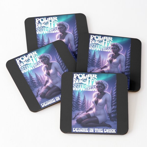 Item preview, Polar Night Seductress — Desire in the Dark (Arctic Noir Winter Pin-Up) designed and sold by Mark Mentzer.