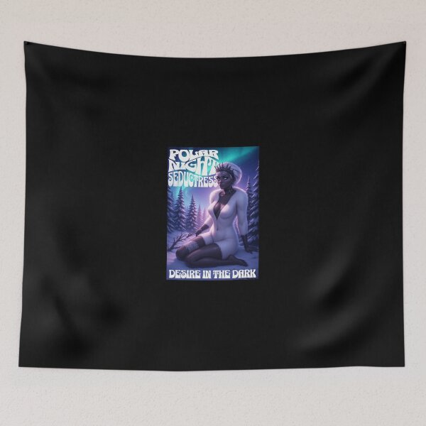 Item preview, Polar Night Seductress — Desire in the Dark (Arctic Noir Winter Pin-Up) designed and sold by Mark Mentzer.
