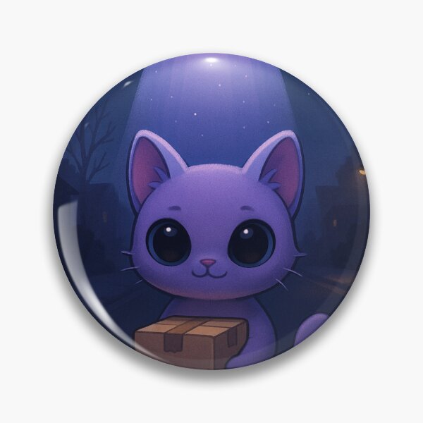 Artikelvorschau, Alien Kitty Night Delivery – Niedliches kosmisches Nacht-Artwork entworfen und verkauft von LovelyCatGalaxy.