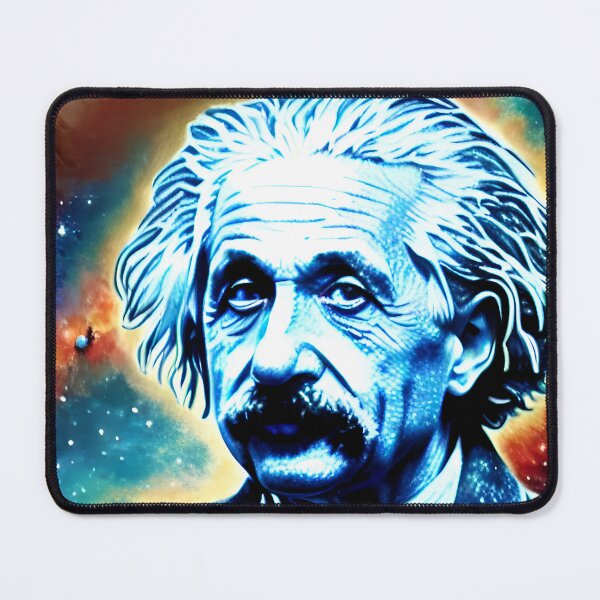Item preview, Surreal Cosmic Portrait of Albert Einstein Art designed and sold by PinUpPizzazz.