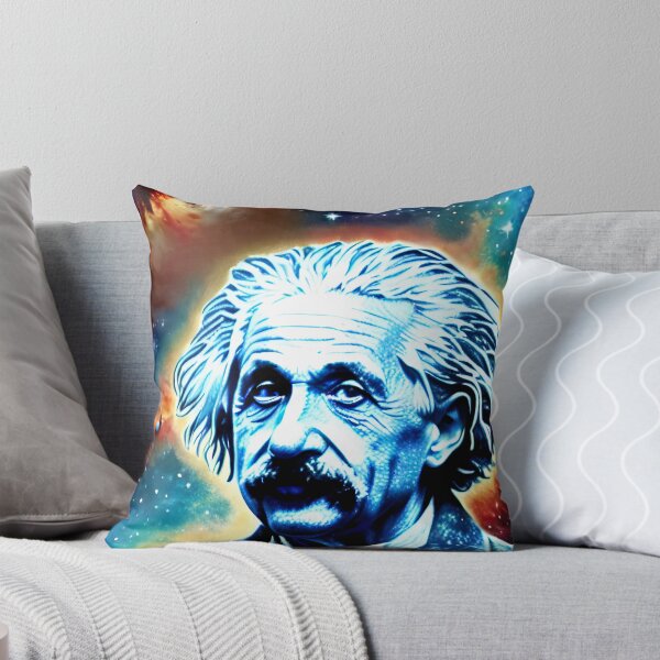 Item preview, Surreal Cosmic Portrait of Albert Einstein Art designed and sold by PinUpPizzazz.