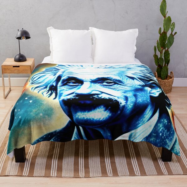 Item preview, Surreal Cosmic Portrait of Albert Einstein Art designed and sold by PinUpPizzazz.